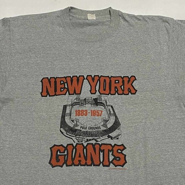 80's SCREEN STARS NEWYORK GIANTS プリント Tシャツ XLサイズ USA製 ビンテージ古着 スクリーンスターズ 80年代 90's 70's vintage MLB
