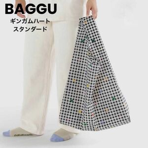 baggu エコバッグ ギンガムチェック チェック ハート スタンダード バグー　ギンガムハート