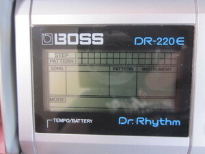 珍品？BOSS DR-220E 　シモンズ風エレクトリックドラム　ドラムマシン　リズムマシン　取説　ケース付　