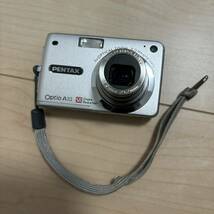 【通電確認済】PENTAX ペンタックス　デジタルカメラ Optio A10 シルバー_画像1