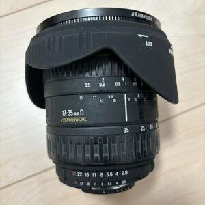 【ジャンク扱い】シグマ　SIGMA EX ZOOM 17-35㎜　2.8-4 ASPHERICAL