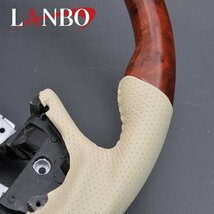 N-BOX JF1/2 N-WAGON JH1/2 N-ONE JG1/2 ホンダ LANBO オリジナルコンビステアリング ガングリップ LSH1##_画像4