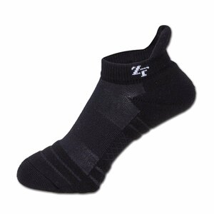 【ゼロフィット】メンズ ショートソックス 靴下 黒 ZEROFIT BK イオンスポーツ ゴルフ 上質素材 @
