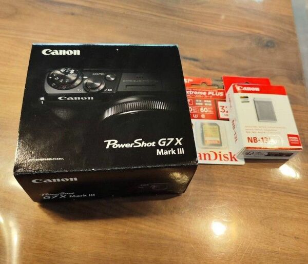 Canon PowerShot G7XMark Ⅲブラック 展示新品 キヤノン