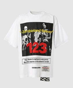 RRR123 ZOMBIELAND TEE WHITE