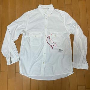 【送料無料】and wander アンドワンダー　dry ox shirts B.D.