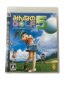 Play Station 3 みんなのGOLF 5 PS3 ゲームソフト