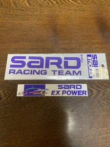 未開封 ステッカー デカール sard 2枚セット レーシングチーム モータースポーツ