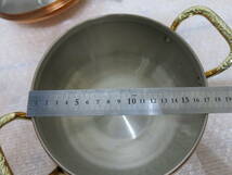 青柳製作所　純銅製品　純銅鍋　2点セット_画像9