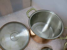 青柳製作所　純銅製品　純銅鍋　2点セット_画像4