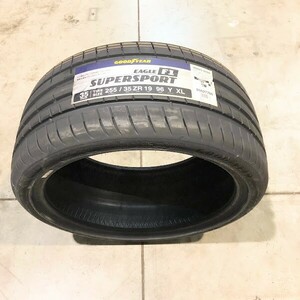 収納袋付 送料無料 新品 2本セット (MP0310.8) 255/35ZR19 96Y GOODYEAR EAG F1 SUPERSPORT 2020年以降製造 255/35R19 255/35/19 夏タイヤ