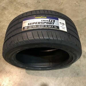 収納袋付 送料無料 2本セット (MP0289.8) 275/40R18 103Y GOODYEAR イーグルエフワン スーパースポーツ 2020以降製造 275/40/18 夏タイヤ,