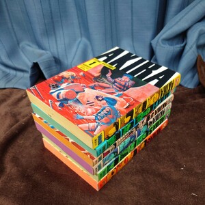  large ...AKIRA 6 pcs. set set sale secondhand goods present condition goods manga all volume set manga 