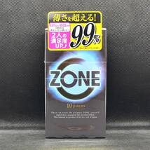 【匿名配送】【送料無料】 コンドーム ジェクス ZONE ゾーン 10個入×5箱 スキン 避妊具 ゴム_画像2