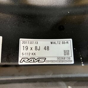 希少PCD112!! RAYS S5-R 19×8J 5H112+48 F60ミニクロスオーバーなどにの画像10