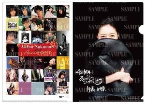 中森明菜　旧譜CD購入特典オリジナルクリアファイル（A4サイズ）