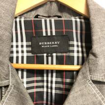 BURBERRY BLACKLABEL バーバリーブラックレーベル　ライダース ジャケット 裏地　バーバリーチェック　サイズM_画像7