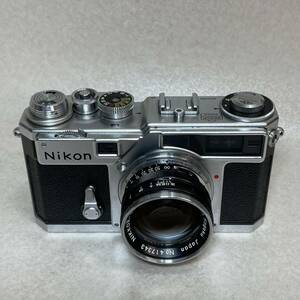 W3-1)Nikon Nikon NIPPON KOGAKU TOKYO / NIKKOR-S 1:1.4 f=5cm range finder camera (182)
