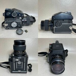 C6030） MAMIYA M645 1000S MAMIYA-SEKOR C F2.8 55mm / F2.8 80mm / F4 150mm 中判カメラ フィルムカメラ レンズ セットの画像3
