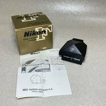 8-21） ニコン Nikon F用 アイレベルファインダー ブラック Eye Level Finder F用_画像1