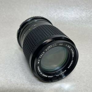 1-16）ミノルタ MINOLTA MC TELE ROKKOR-QD 1:3.5 f=135mm 単焦点レンズ 
