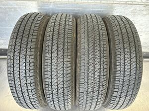 2020年 BRIDGESTONE 175/80R16 DUELER H/T 684# バリ山サマ4本セット、7.60mm前後