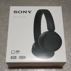 未開封新品　SONY ワイヤレスヘッドホン WH-CH520　 ブラック　 Bluetooth　 ソニー