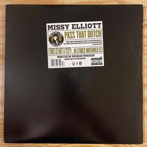 Missy Elliott/Pass That Dutch/Wake Up/レコード/中古/DJ/CLUB/hiphop