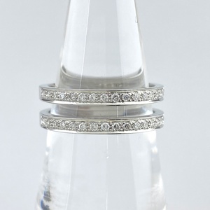 Vendome Aoyama Vendome Aoyama Mele Dier Design Ring Ring Ring Ring № 13 K18 Diamond Ladies [Используется]