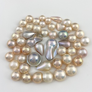  loose unset jewel material set sale mabe pearl loose 105.4g rank D[ used ]