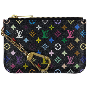 ルイ・ヴィトン Louis Vuitton ポシェット クレ コインケース モノグラムマルチカラー ノワール(ブラック) M93735 レディース 【中古】