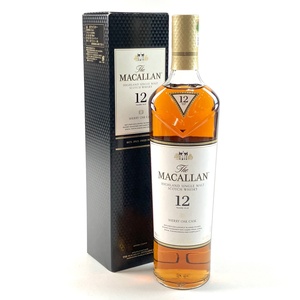 マッカラン MACALLAN 12年 シェリーオークカスク 700ml スコッチウイスキー シングルモルト 【古酒】