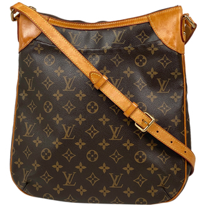 ルイ・ヴィトン Louis Vuitton オデオン MM 斜め掛け ショルダーバッグ モノグラム ブラウン M56389 レディース 【中古】