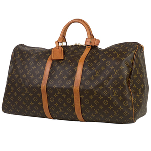 ルイ・ヴィトン Louis Vuitton キーポル 60 ハンドバッグ 旅行 ビジネス ボストンバッグ モノグラム ブラウン M41422 レディース 【中古】