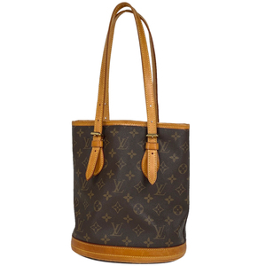 【ジャンク品】ルイ・ヴィトン Louis Vuitton プチ バケット PM ショルダーバッグ モノグラム ブラウン M42238 レディース 【中古】