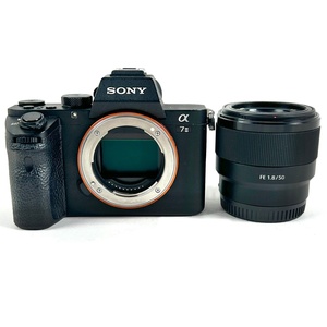 ソニー SONY α7II + FE 50mm F1.8 SEL50F18F デジタル ミラーレス 一眼カメラ 【中古】