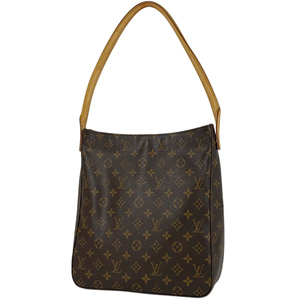 ルイ・ヴィトン Louis Vuitton ルーピング GM 肩掛け ワンショルダー ショルダーバッグ モノグラム ブラウン M51145 レディース 【中古】