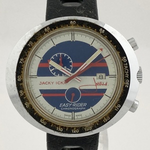 [ junk ] Heuer Heuer jack -iks Easy rider EASY-RIDER chronograph Date Vintage wristwatch hand winding used 