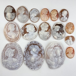  loose unset jewel material set sale cameo ( shell ) loose 204.0g rank D[ used ]