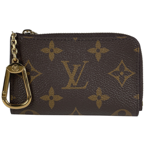 ルイ・ヴィトン Louis Vuitton ポルト クレ ノア コインケース キーケース ブラウン オランプブルー M83612 レディース 【中古】