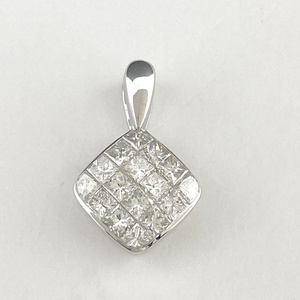 GSTVmere diamond подвеска с цепью подвеска с цепью K18 бриллиант женский [ б/у ]