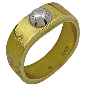  Louis * Vuitton Louis Vuitton ring nano gram ring monogram LV ring 12 number GP Gold lady's [ used ]