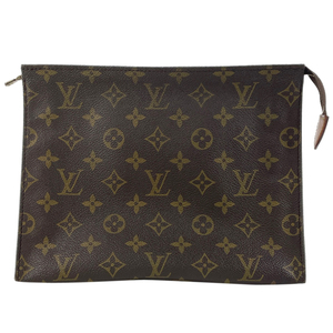 ルイ・ヴィトン Louis Vuitton ポッシュ トワレット 26 小物入れ 化粧ポーチ モノグラム ブラウン M47542 レディース 【中古】