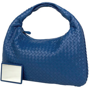  Bottega Veneta BOTTEGAVENETA сетка сумка на плечо ручная сумочка napa сигнал bo- кожа голубой женский [ б/у ]