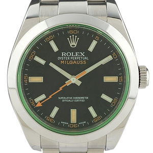 ロレックス ROLEX ミルガウス 116400GV 腕時計 SS 自動巻き ブラック メンズ 【中古】