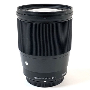 シグマ SIGMA Contemporary 16mm F1.4 DC DN (マイクロフォーサーズ用) 一眼カメラ用レンズ（オートフォーカス） 【中古】