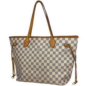 ルイ・ヴィトン Louis Vuitton ネヴァーフル MM ショルダーバッグ トートバッグ ダミエアズール ホワイト N51107 レディース 【中古】