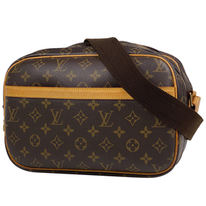 ルイ・ヴィトン Louis Vuitton リポーター PM 斜め掛け ショルダーバッグ モノグラム ブラウン M45254 レディース 【中古】