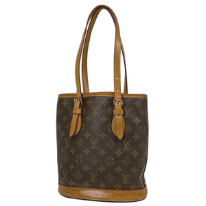 ルイ・ヴィトン Louis Vuitton プチ バケット PM ショルダーバッグ モノグラム ブラウン M42238 レディース 【中古】