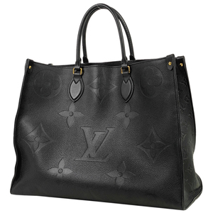 ルイ・ヴィトン Louis Vuitton オンザゴー GM 2WAY ショルダーバッグ モノグラムアンプラント ノワール(ブラック) M44925 レディース 中古